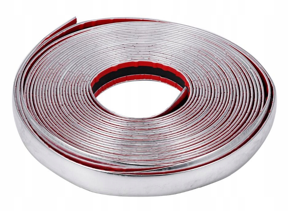 Listwa Ozdobna Taśma Chrom Chromowana 30 mm 3 cm 5m dekoracyjna