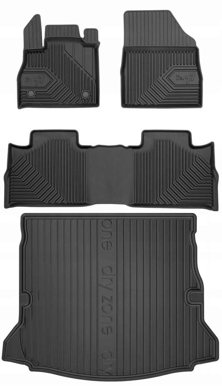 Set 77 Koberce a rohože Renault Espace 5 2015-2022 7os
