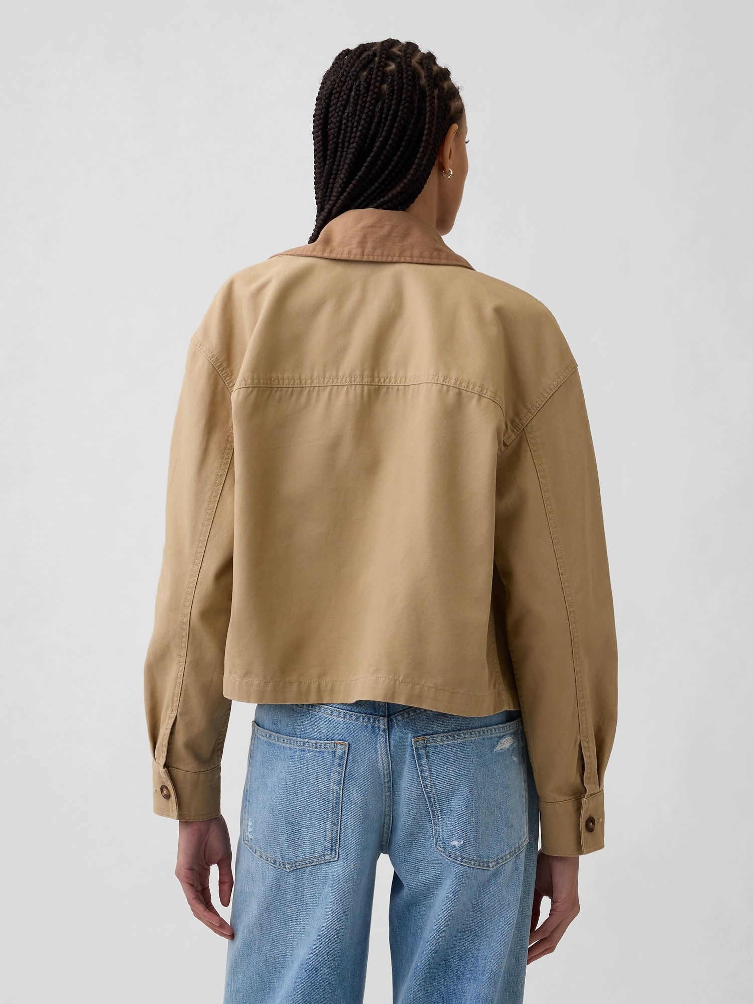 Gap Plátěná crop bunda