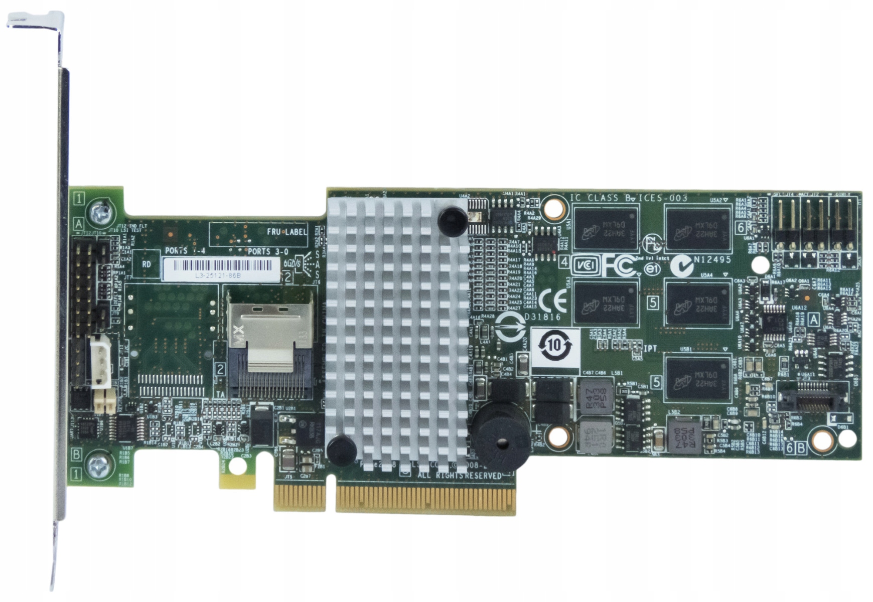 LSI MR SAS 9260-4i L3-25121-61A 4-CHANNELS SAS/SATA PCIe x8