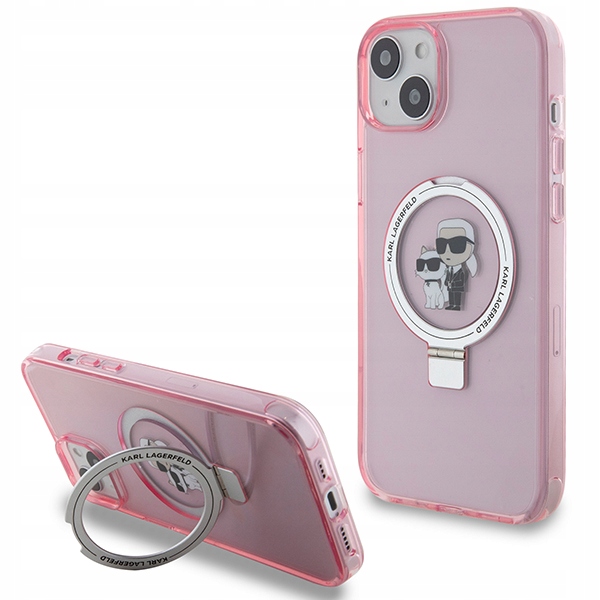 Etui Karl Lagerfeld do iPhone 15 6.1", plecki z uchwytem, MagSafe, case