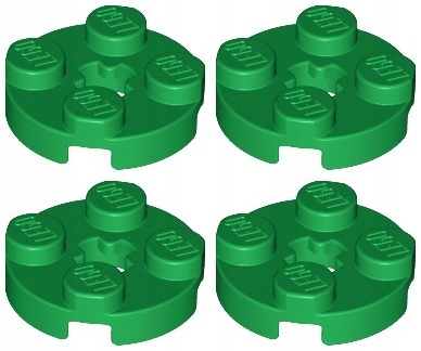 

Lego 4032 Płytka 2x2 zielona Nowa (1g) 4 szt.
