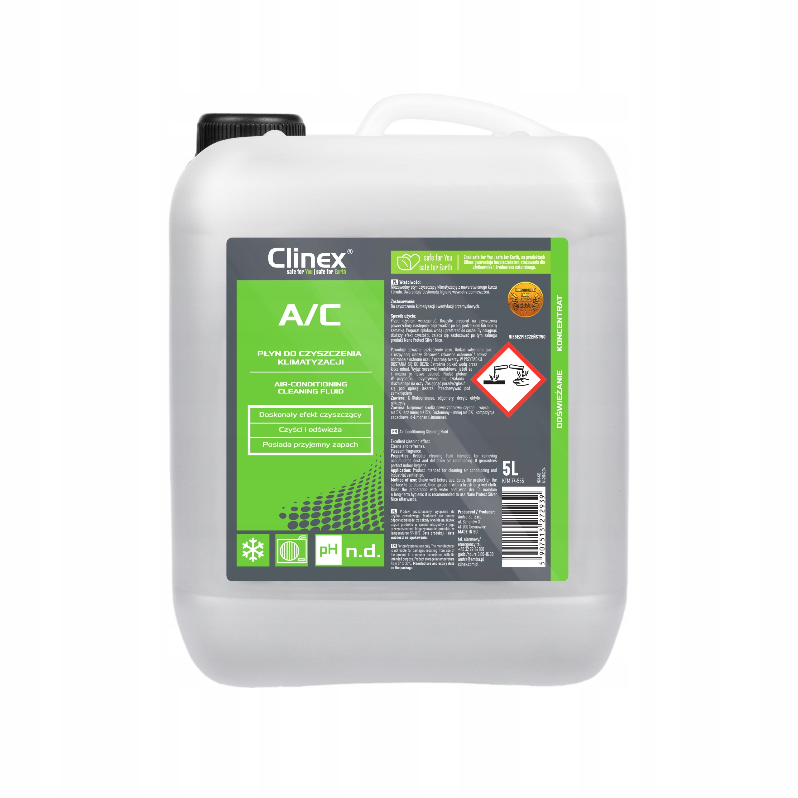 

Clinex A/c 5L Płyn Do Czyszczenia Klimatyzacj