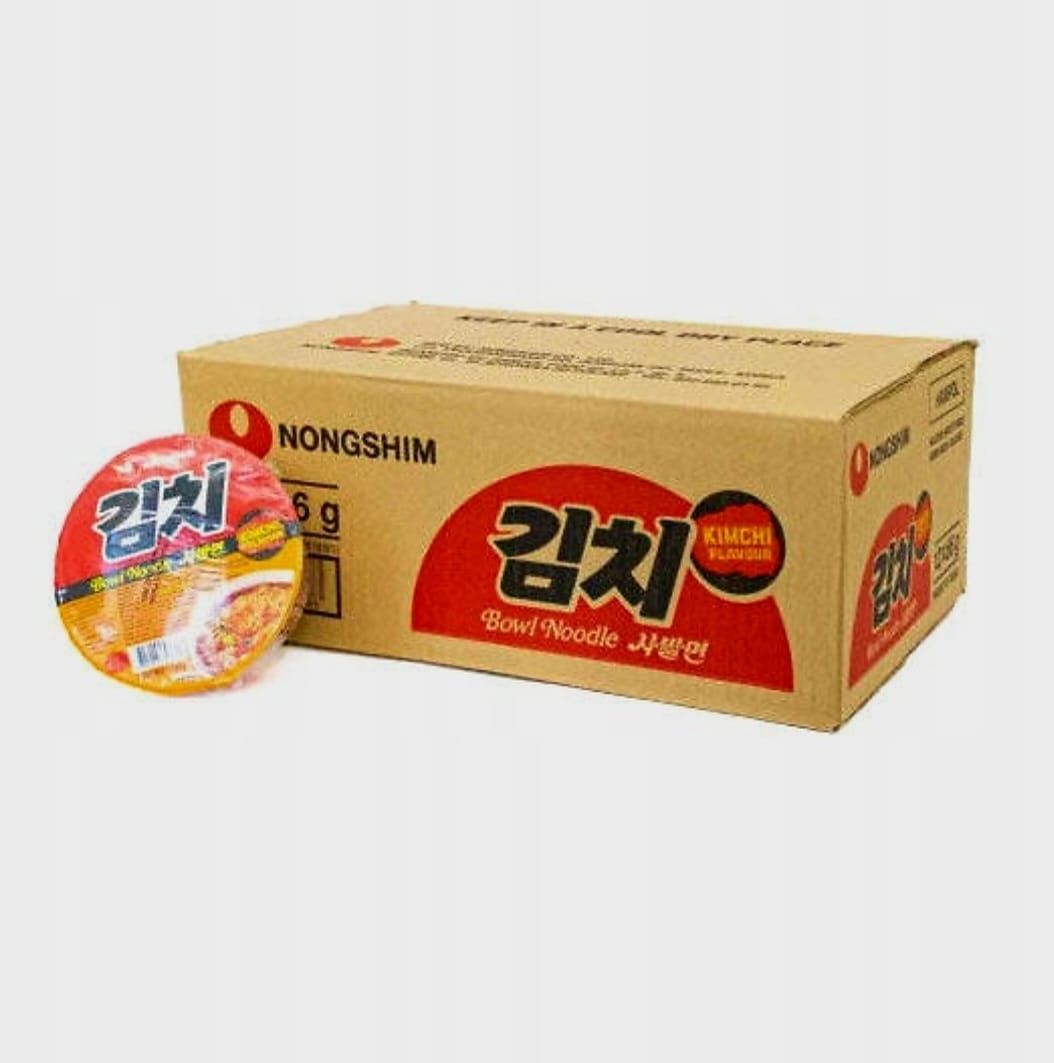 Nongshim Kimchi Flavour Pikantní polévka Korejské Nudle orientální 86 g