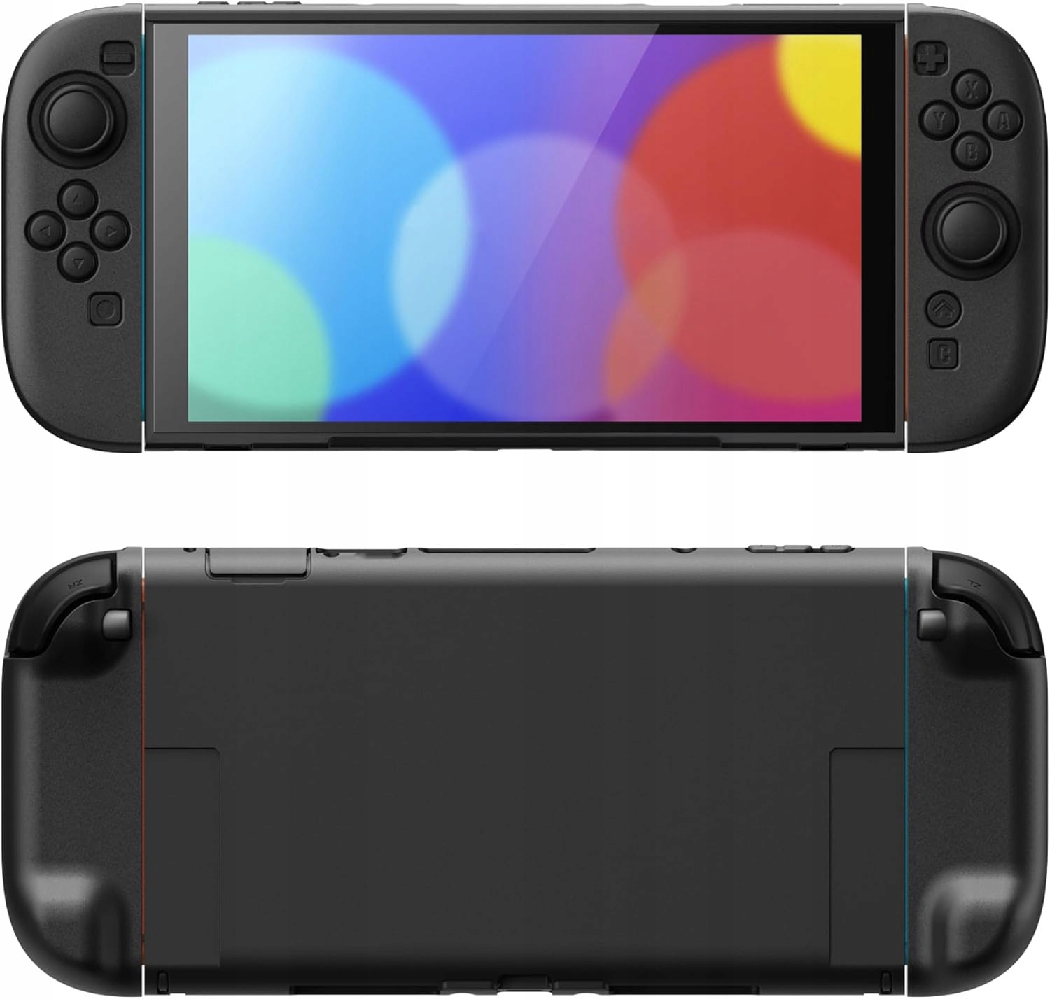 ETUI OCHRONNE TWARDE DO NINTENDO SWITCH 2 Z PODSTAWKĄ I UCHWYTEM CZARNY