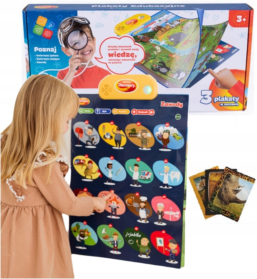 

Dumel Edukacyjne plakaty zwierzęta i zawody