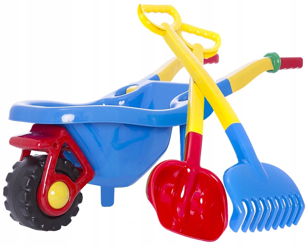 DUŻY ZESTAW TACZKA + KOSIARKA + GRABIE + ŁOPATA EAN (GTIN) 5907278000020