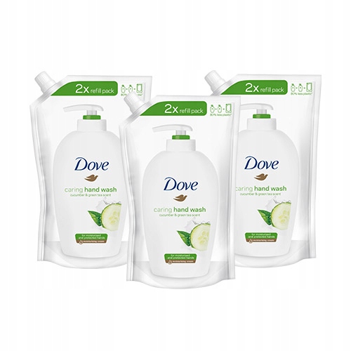 

Dove Ogórek i herbata mydło w płynie zapas 3 x 500