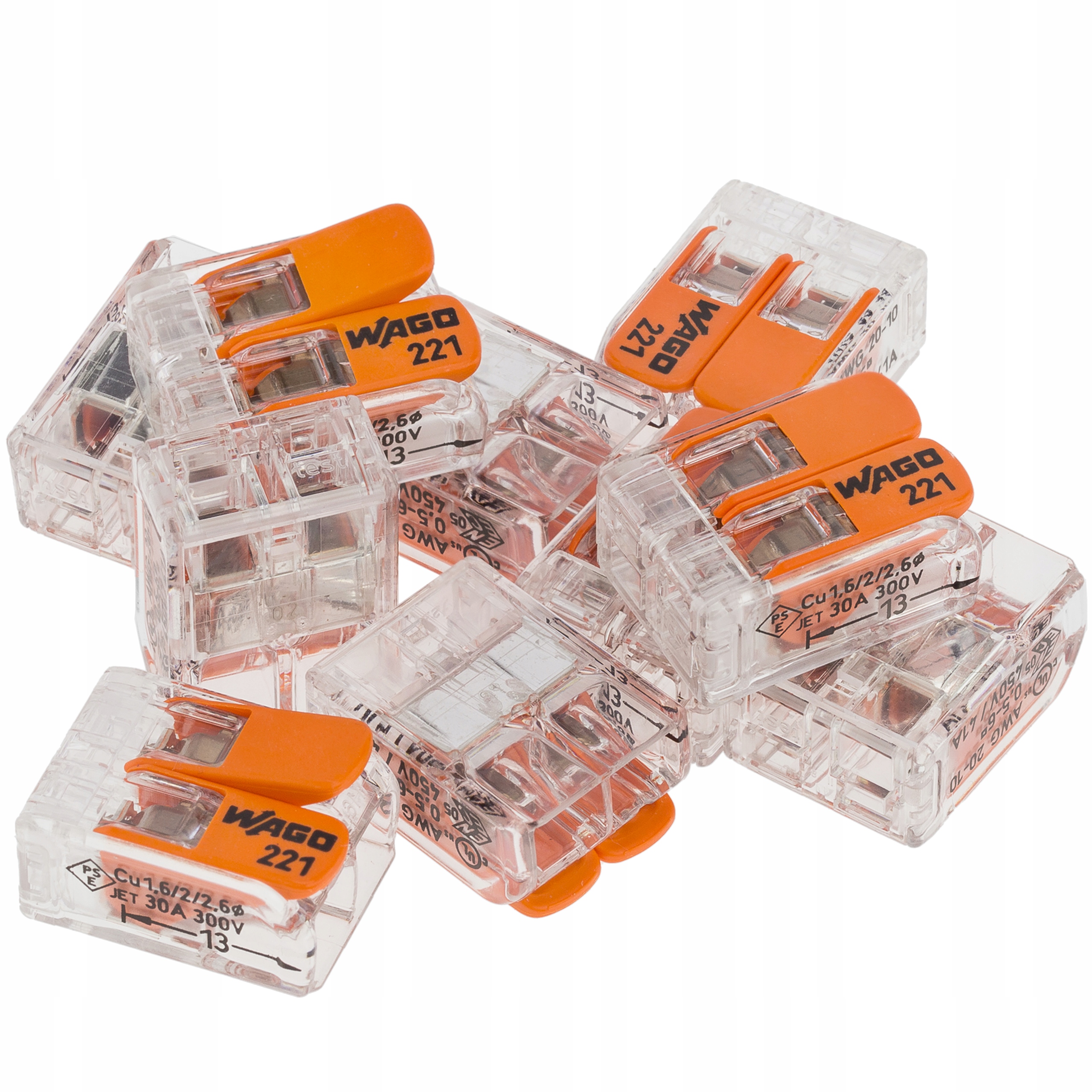 

Wago Szybkozłączka drut linka 2x6 oryginalna 10szt