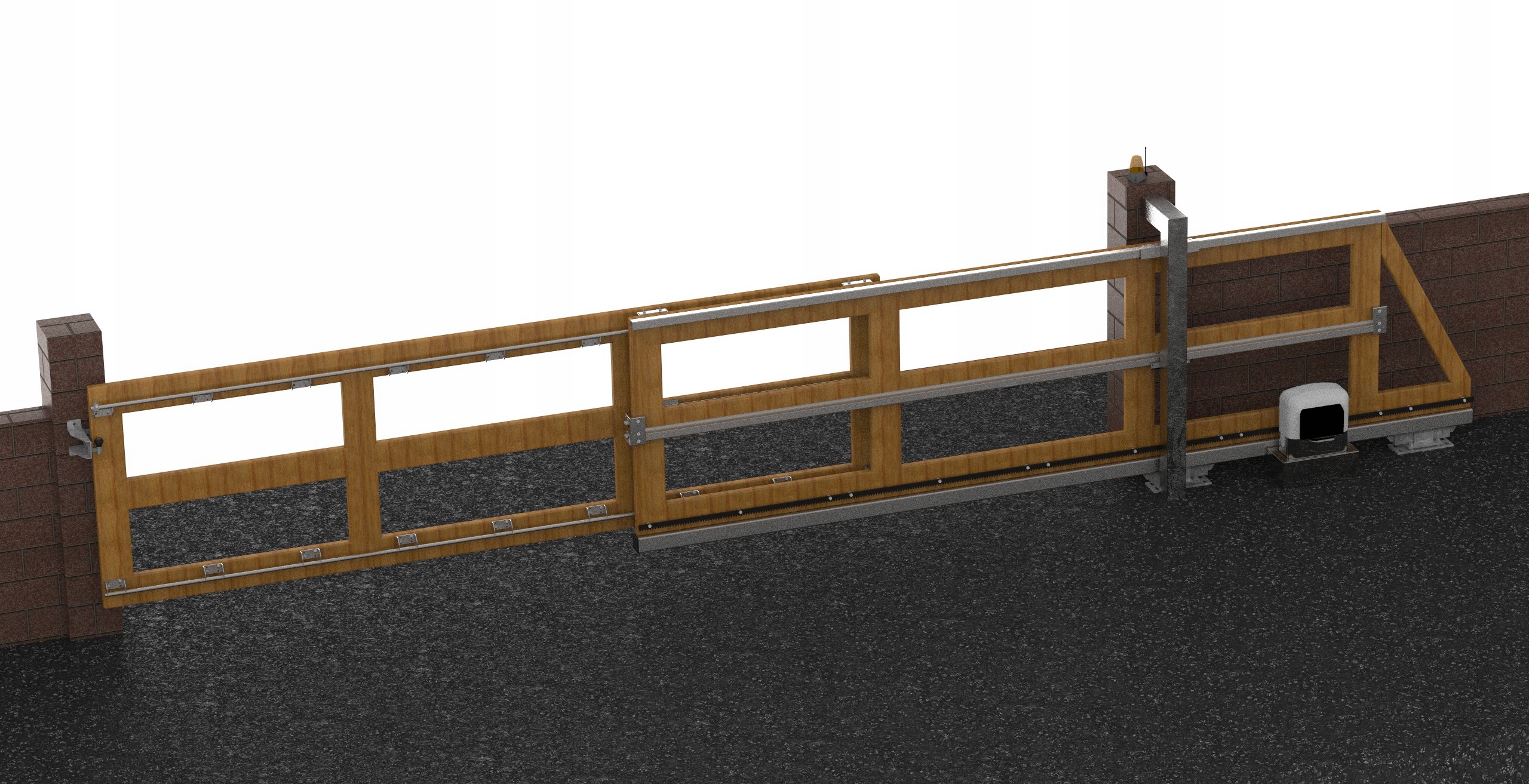 Teleskopický Systém Pre Somonosné Brány Max 8 M 2-DIELNY
