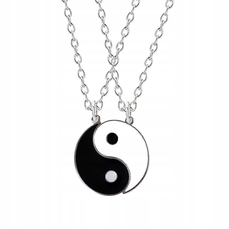 

Yin I Yang Dwa Naszyjniki Zestaw Dla Par