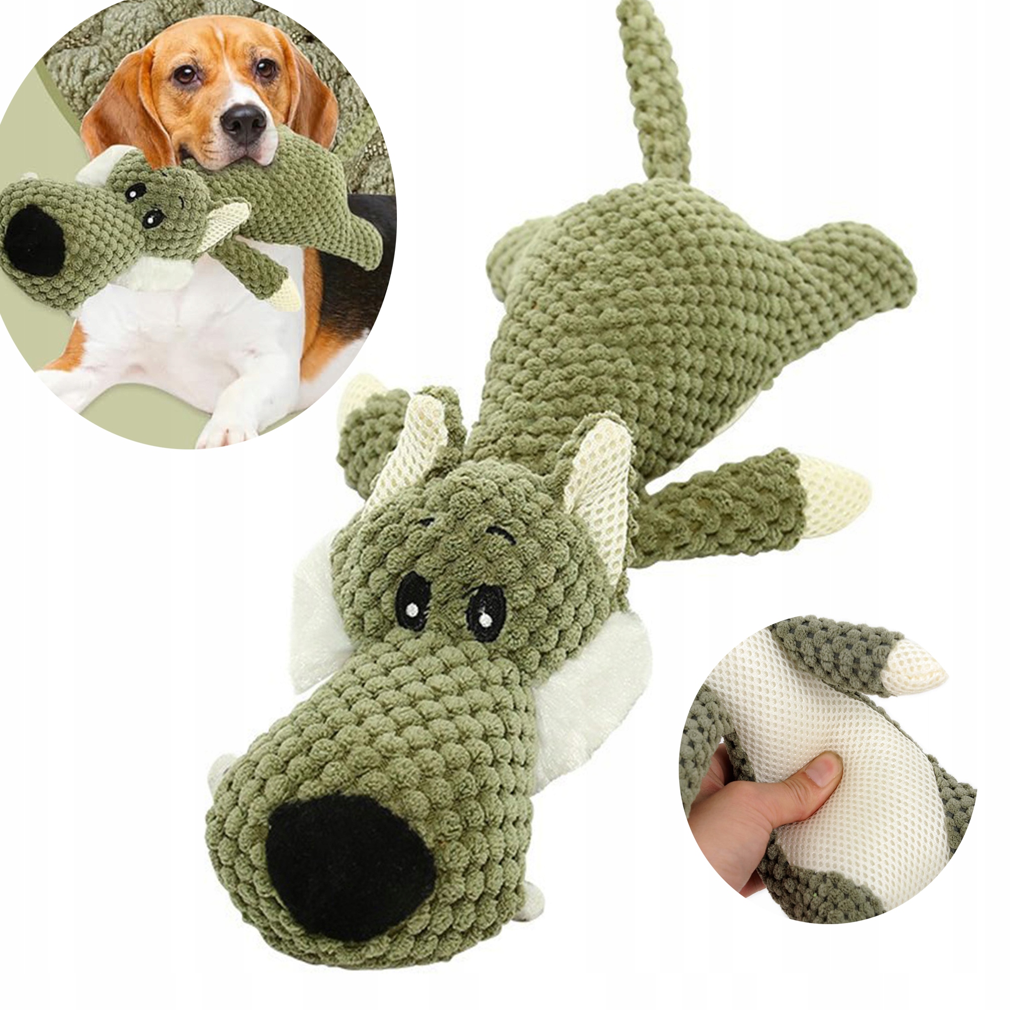 Levně Hračka Pro Psy Velká Plyšová Odolná Proti Kousání A Trhání