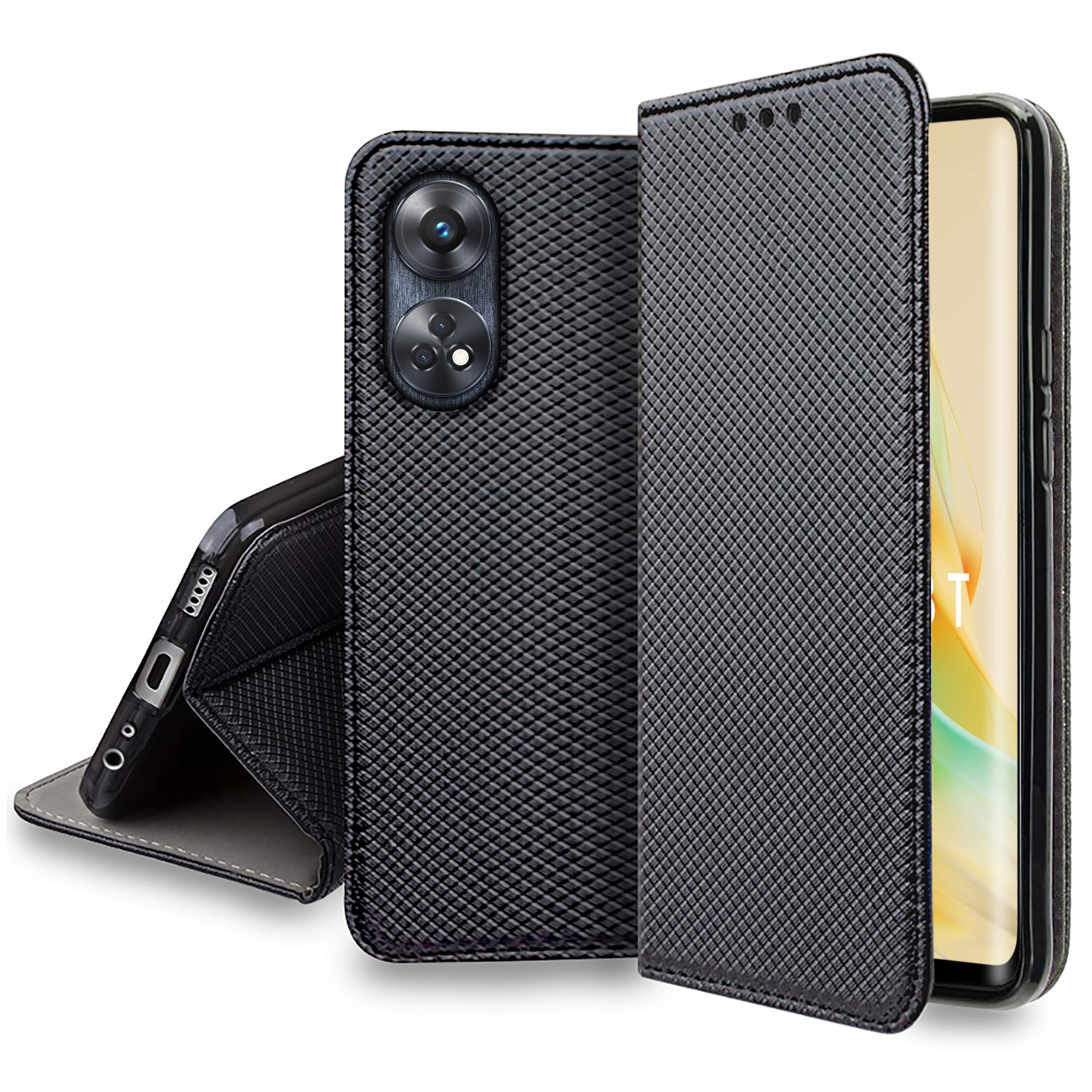 

Etui do Oppo Reno 8T 4G Smart Magnet Szkło 9H