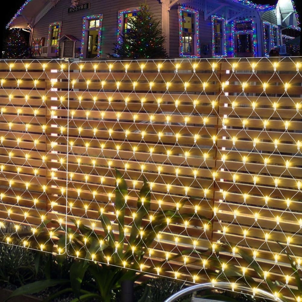 CORST Girlanda Siatka Świetlna Wodoodporne Lampki 100LED 1.5x1.5m — miniatura 7