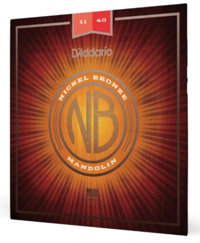 NBM1140 Struny do Mandoliny 11-40 Brąz niklowany D'Addario