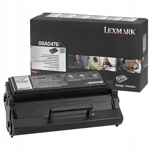 TONER ORYGINAŁ LEXMARK 08A0476 3K BLACK OEM