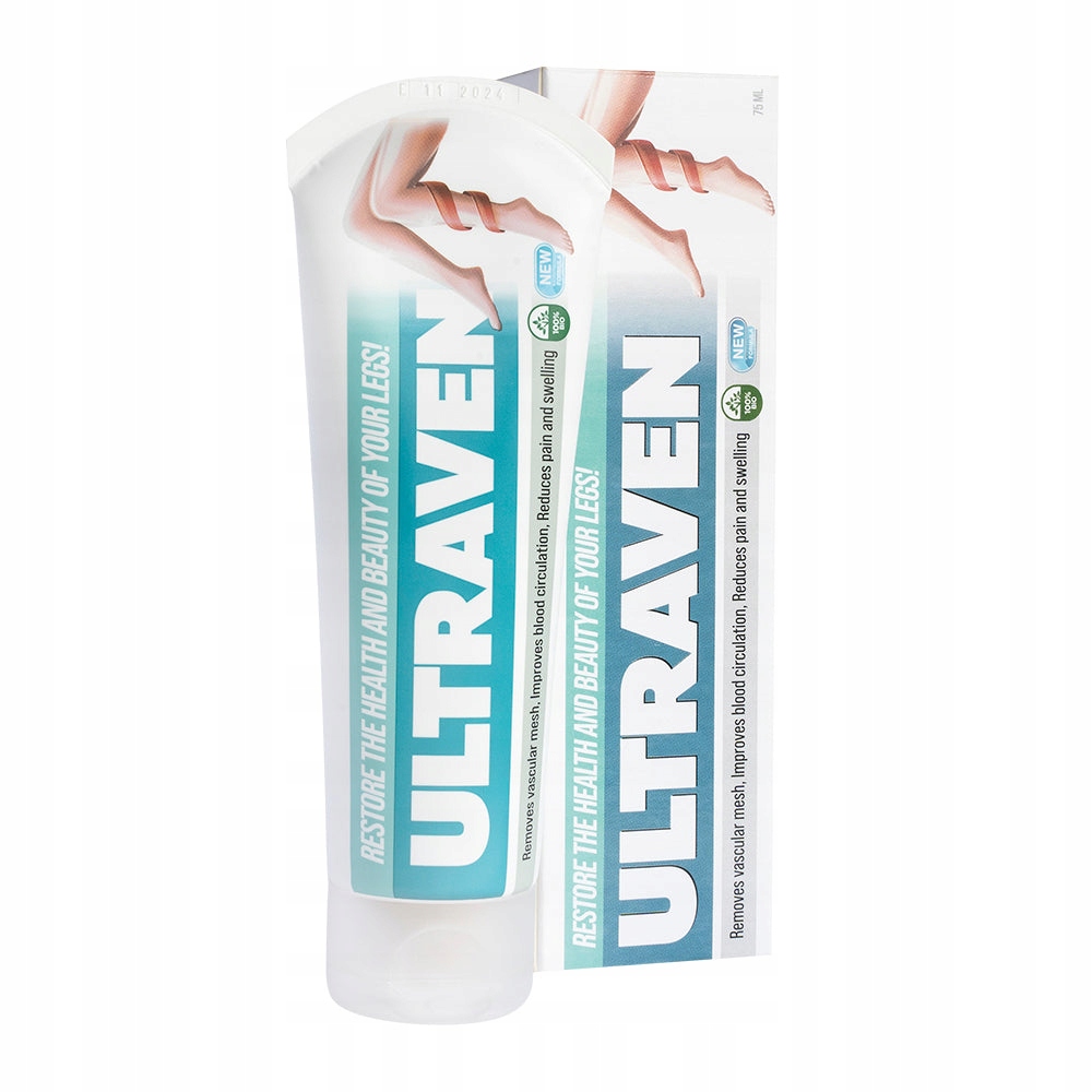 Ultraven – Osvěžující gel na těžké nohy a křečové žíly (75 ml)