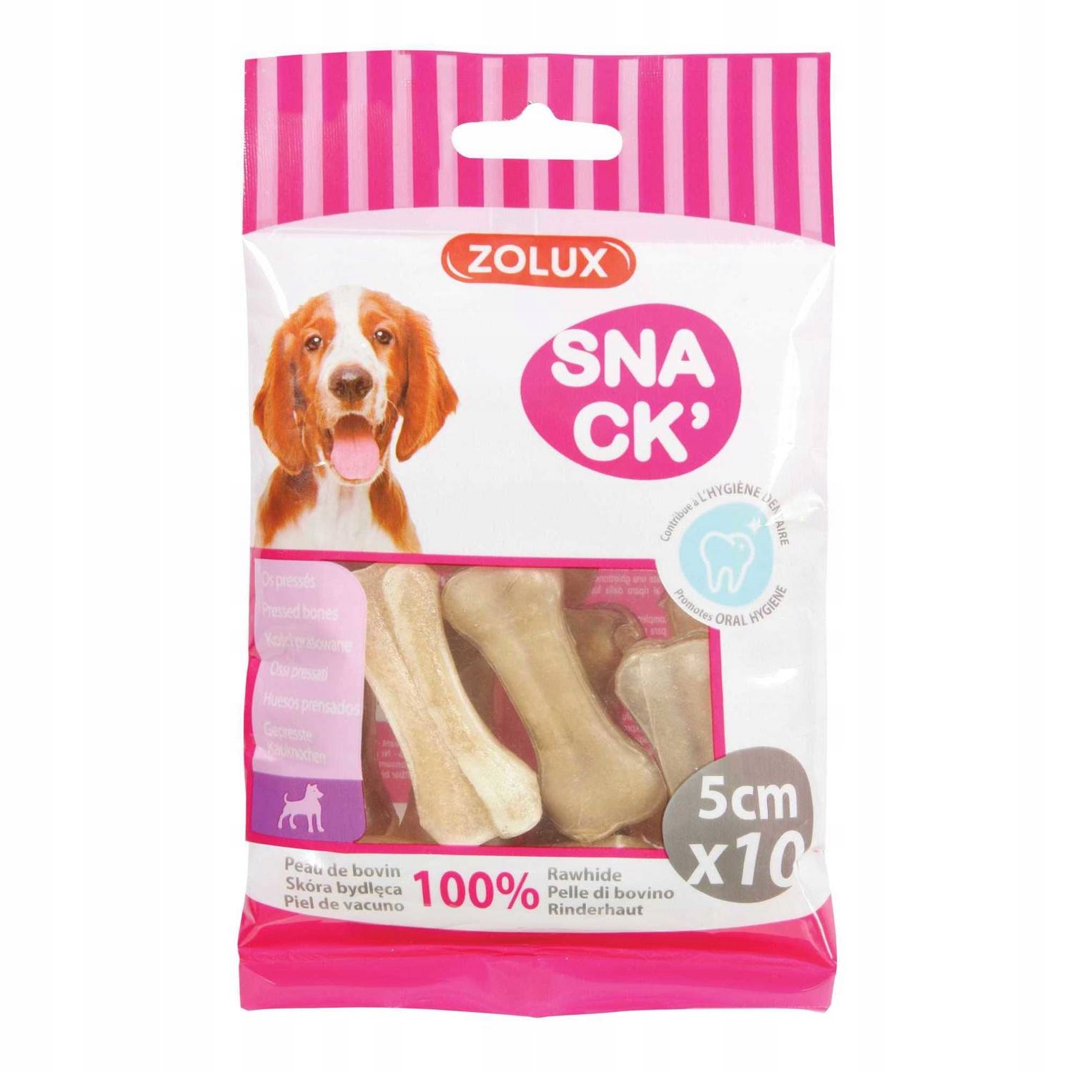 GRYZAK DLA PSA KOŚĆI ZE SK&Oacute;RY WOŁOWEJ 10 SZT ZOLUX