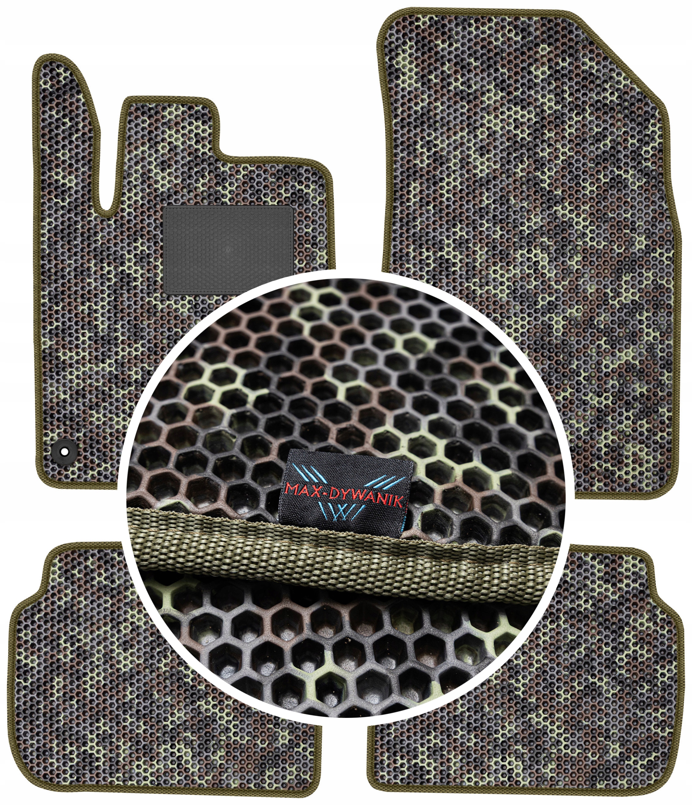 Peugeot 407 2004-2011 Gumové rohože Eva Moro