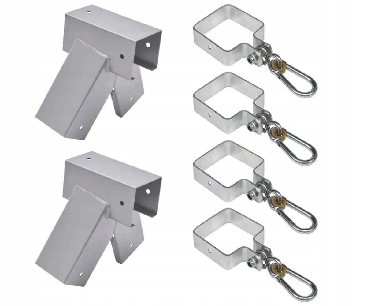 

Zestaw łączniki 90x90 obejmy 100 stopni