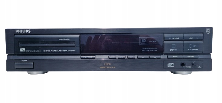 Odtwarzacz CD PHILIPS CD-615 czarny - Sklep, Opinie, Cena w Allegro