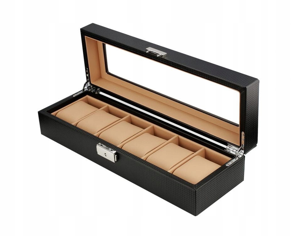 Szkatułka etui kasetka na zegarek zegarki 6 szt KA Marka Max-Land