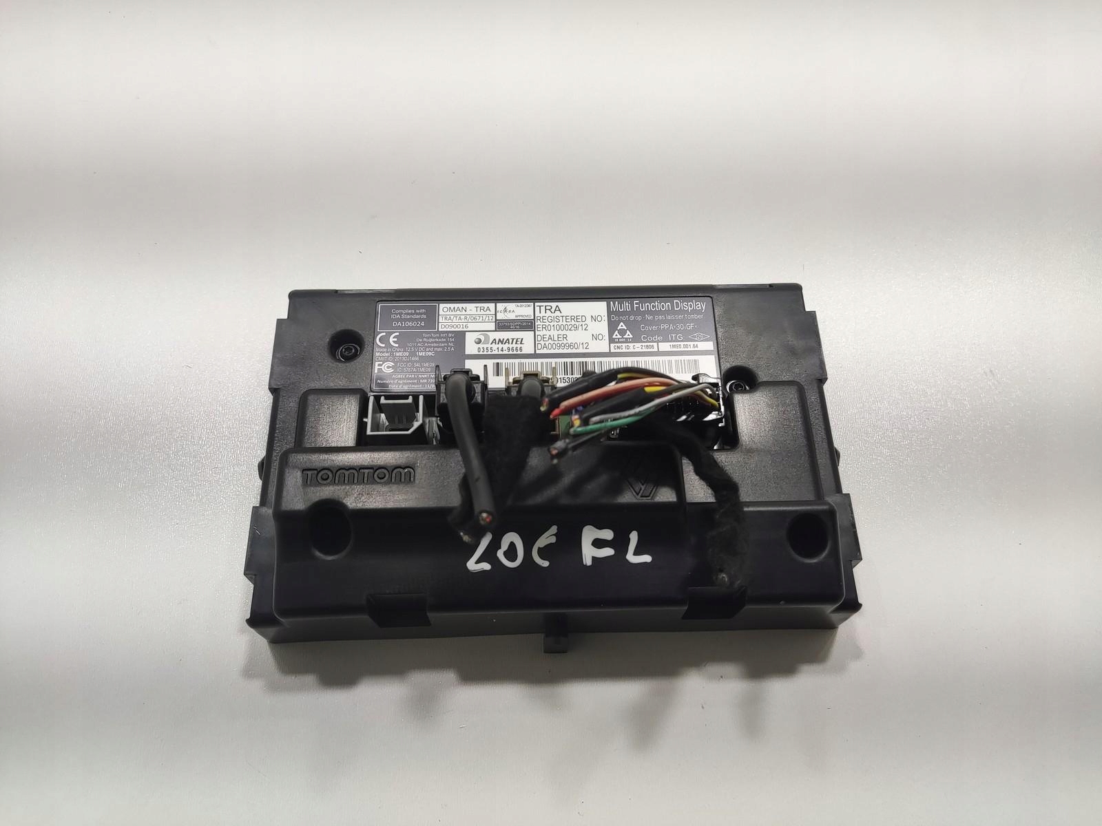 EKRAN display navigation devices RENAULT ZOE and 2013-2019 259153035R