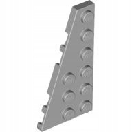 

Lego Płytka/Skrzydło 3x6 L J. Szare 54384/4282789
