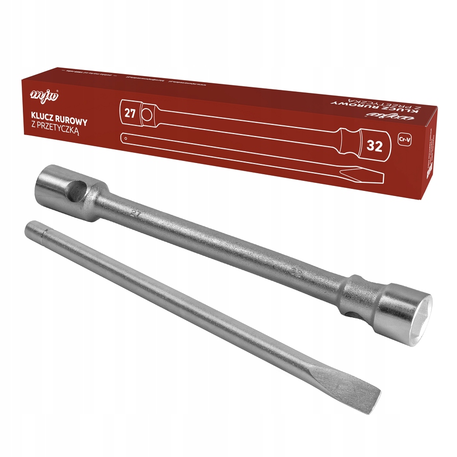 

Klucz do kół dwustronny z przetyczką 27x32mm Mjw