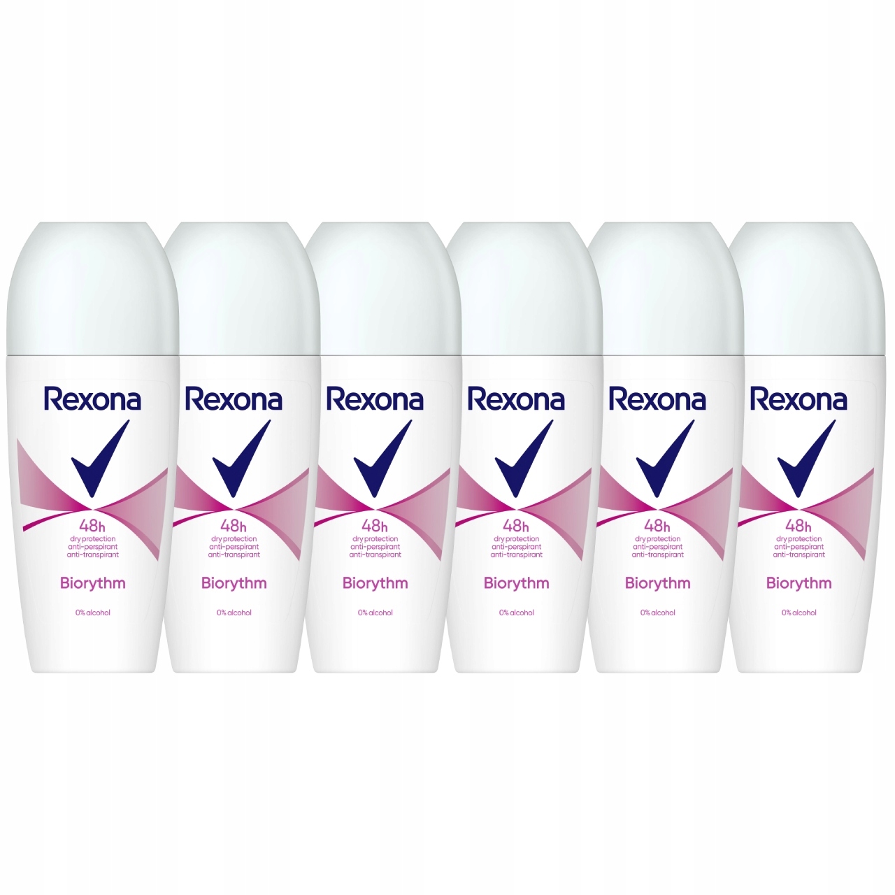 Rexona Biorythm antyperspirant roll-on 6x50ml