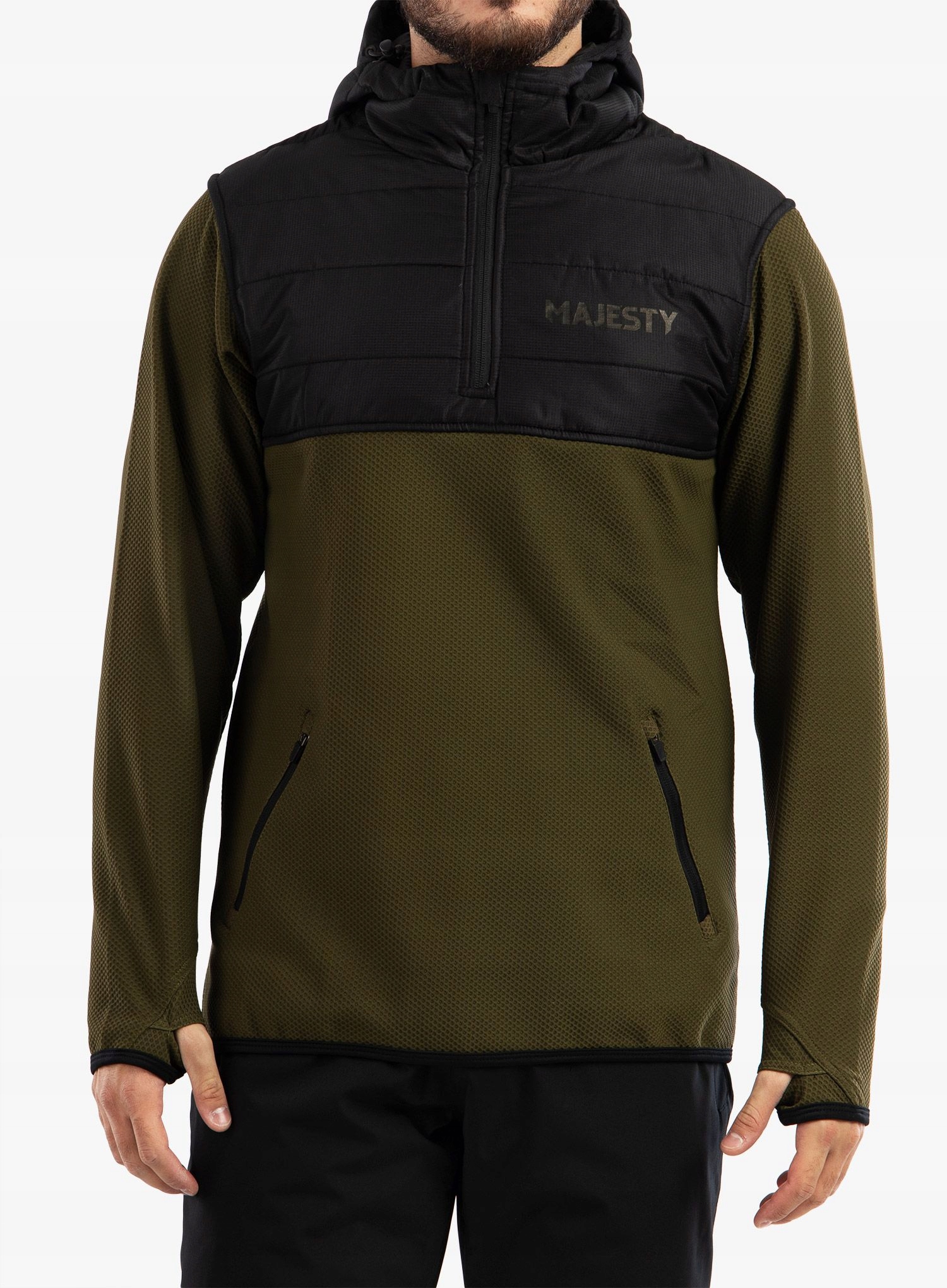 Hybridní bunda Majesty Heatshield Jacket army green M
