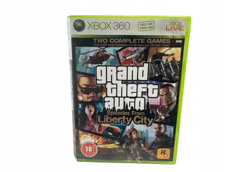 XBOX 360 GTA COMPLETE EDITION GRAND THEFT AUTO IV + EPISODES FROM LIBERTY CITY Xbox 360 pudełkowa