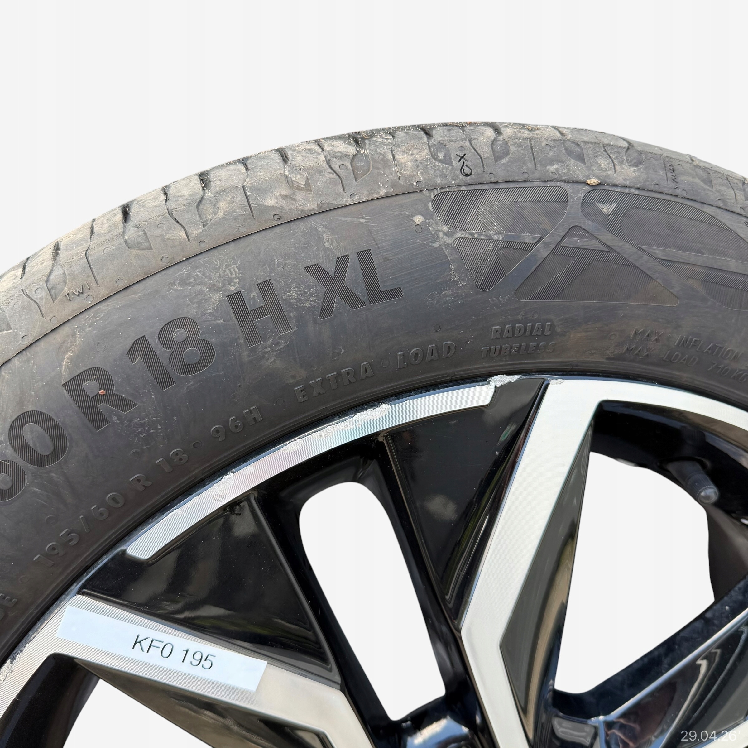discs wheels tyres CITROEN C4 III CONTINENTAL 195/60/18" 3MM summer