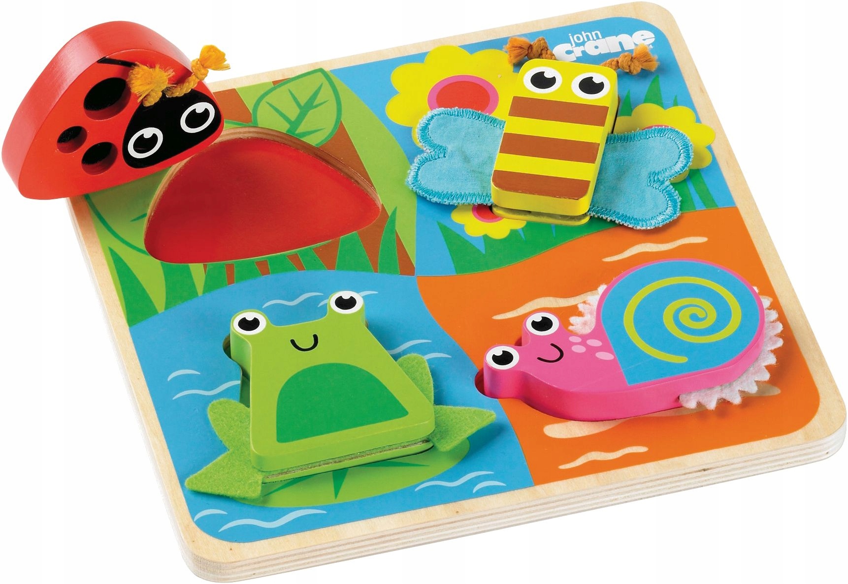 

Puzzle Dotykowe ślimak żabka Sensoryczne faktury