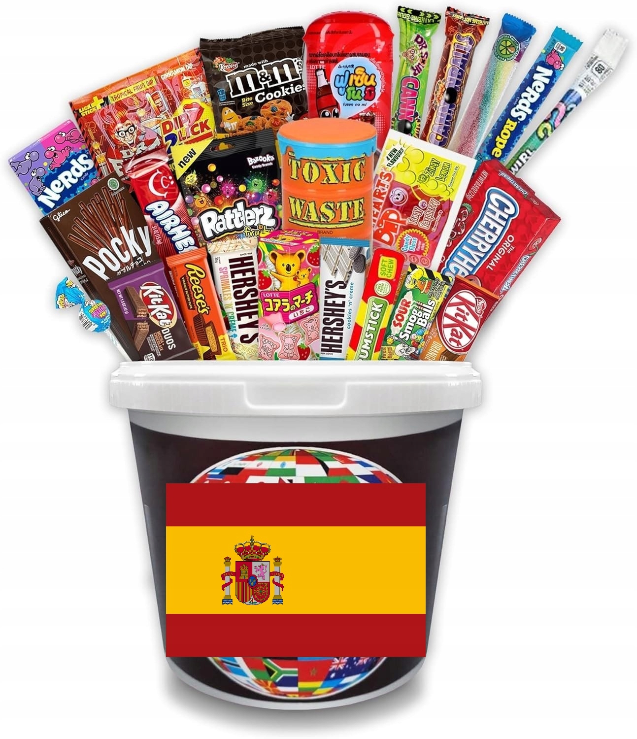 Set sladkostí ze Španělska sušenky želé bonbony nápoje tyčinky křupky 10 ks