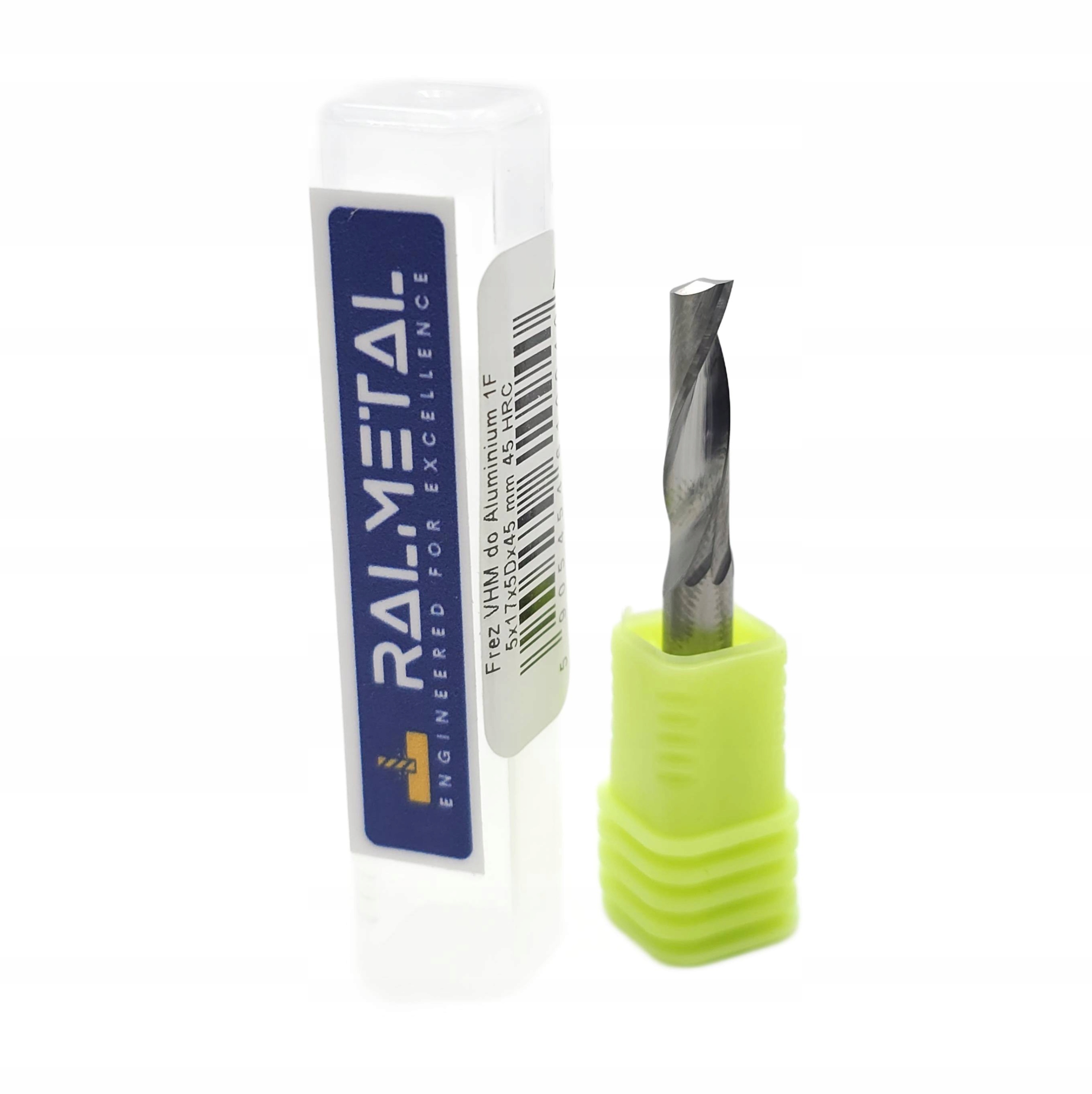Frez Vhm 1 piórowy do Aluminium 5 x 17 x 45 mm