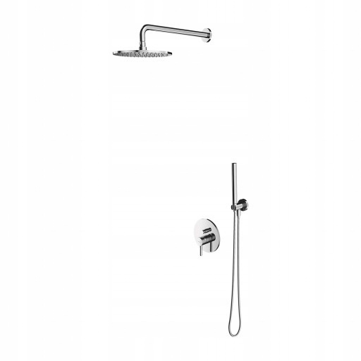 Podomietková Sprchová Stĺpa Okrúhla, Chróm