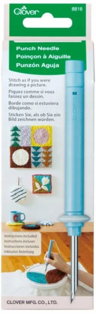 Jehla tkalcovská vyšívací pomůcka Punch Needle Clover