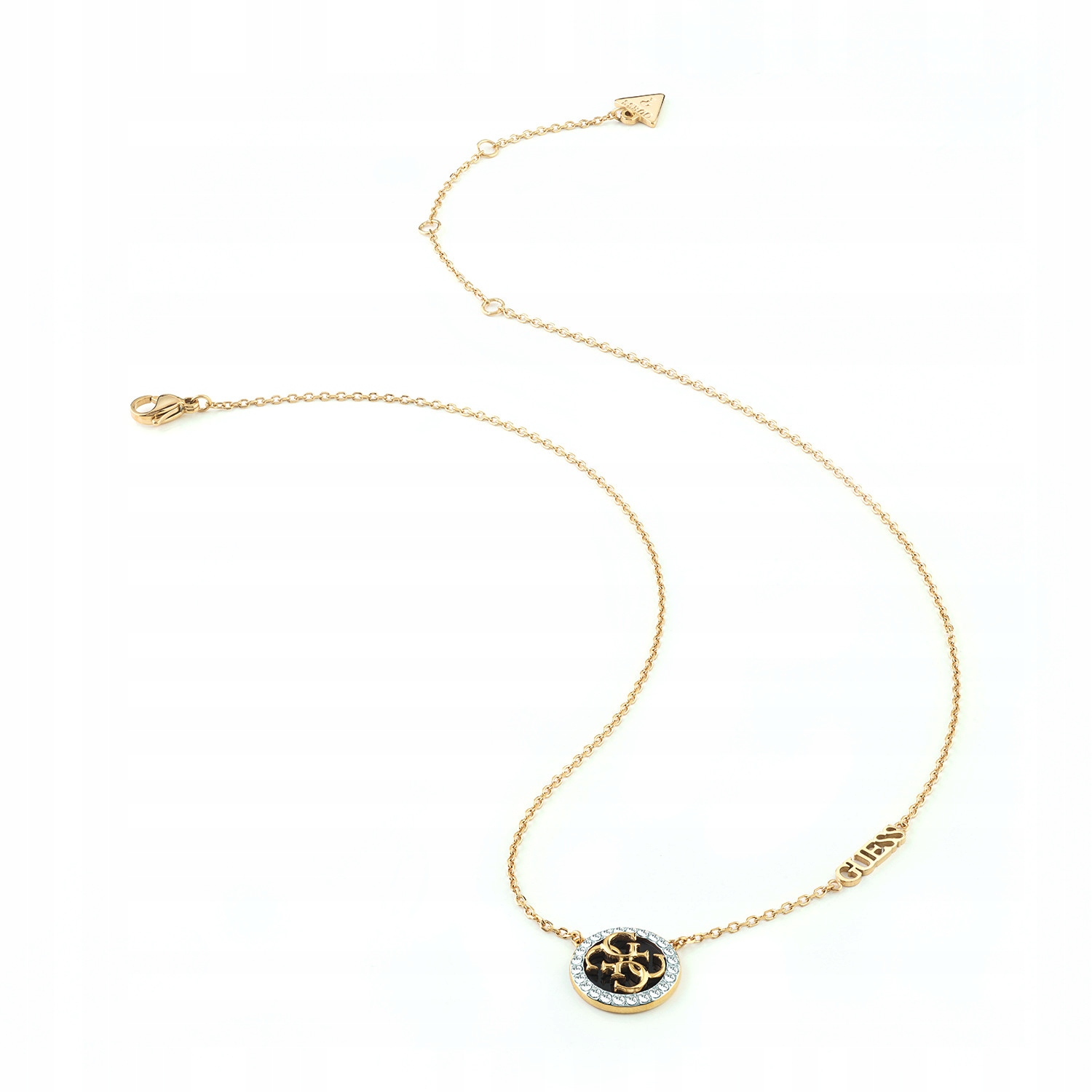 Náhrdelník Guess zlatý zirkon 45 cm