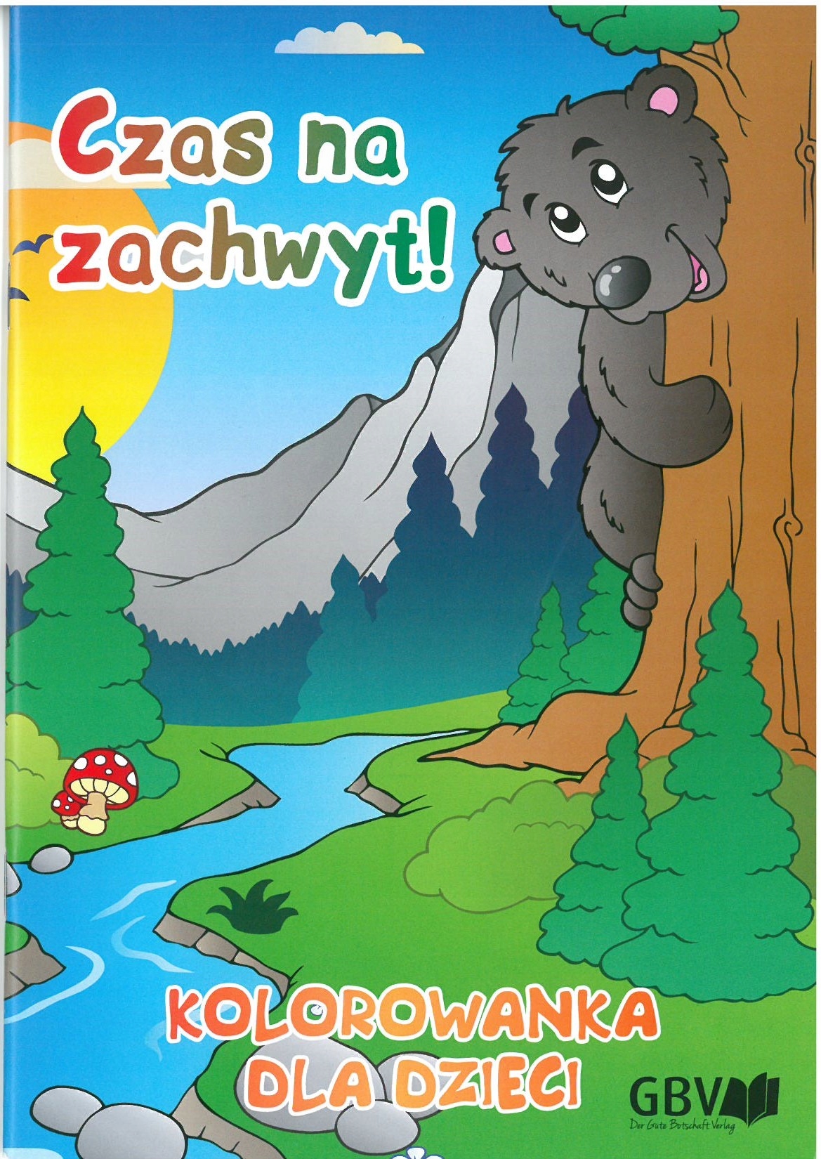 Czas na zachwyt kolorowanka dla dzieci