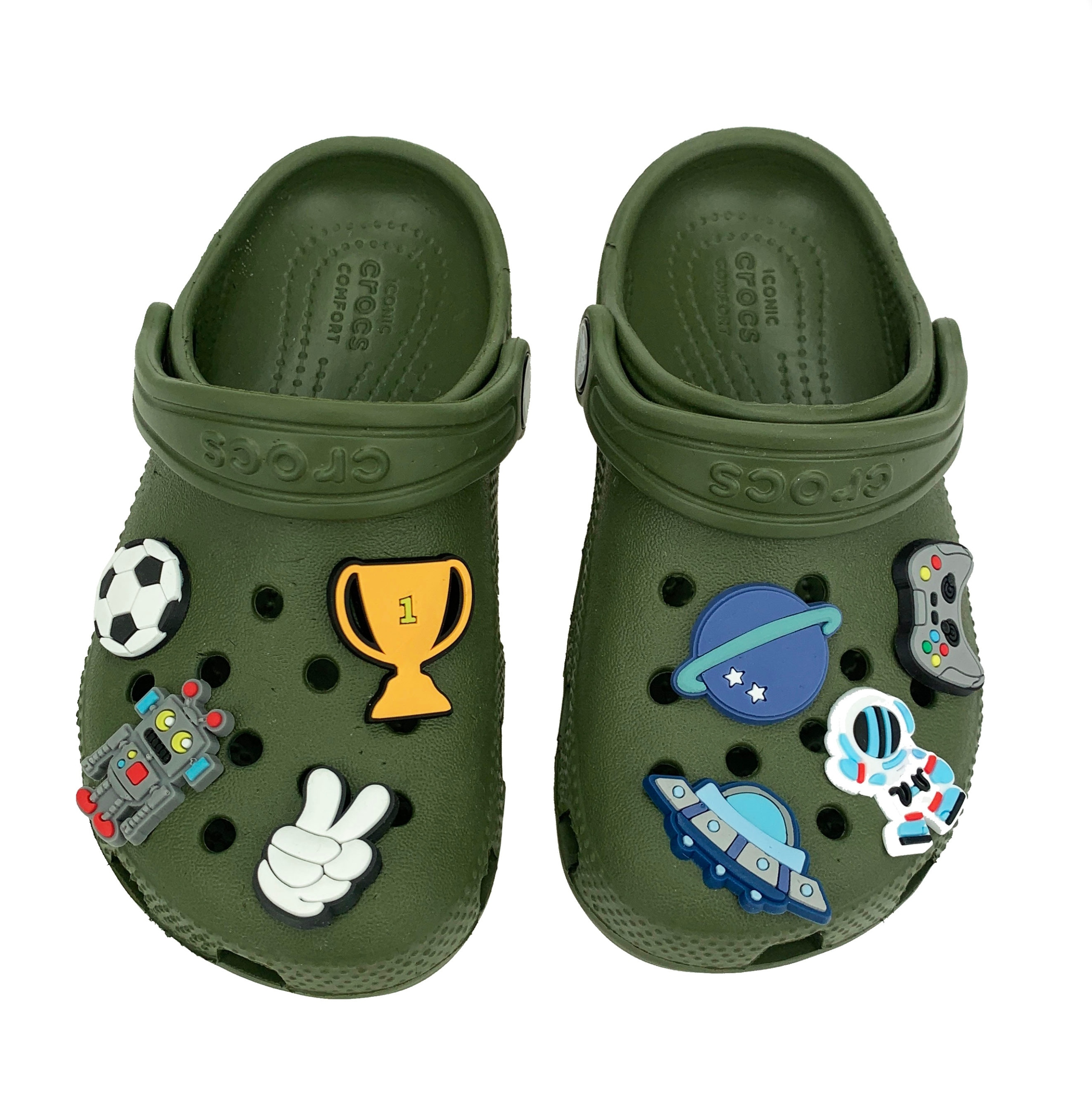 

Zestaw Przypinki do Crocs 8 szt dodatki Chłopięce