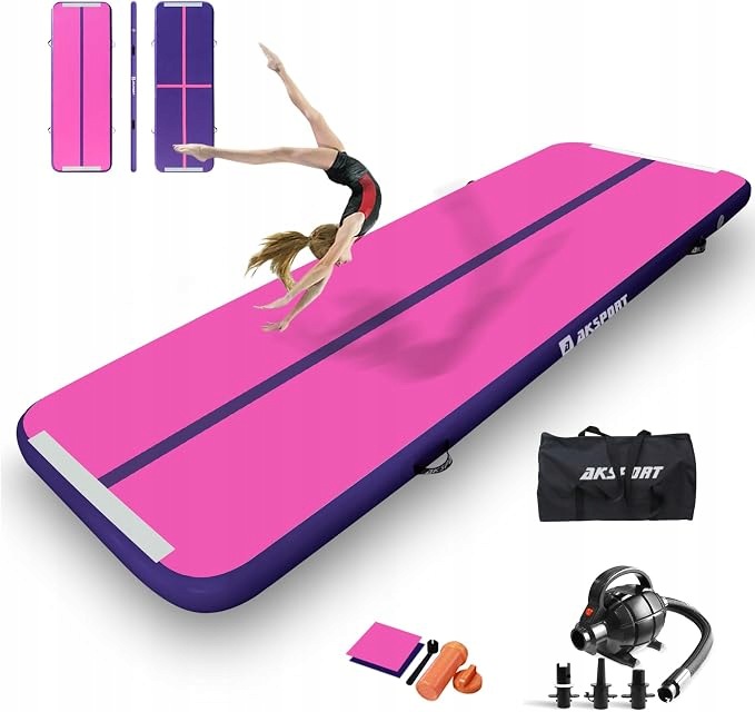 Gymnastická Nafukovací podložka Aksport Air Track 4 m s pumpičkou