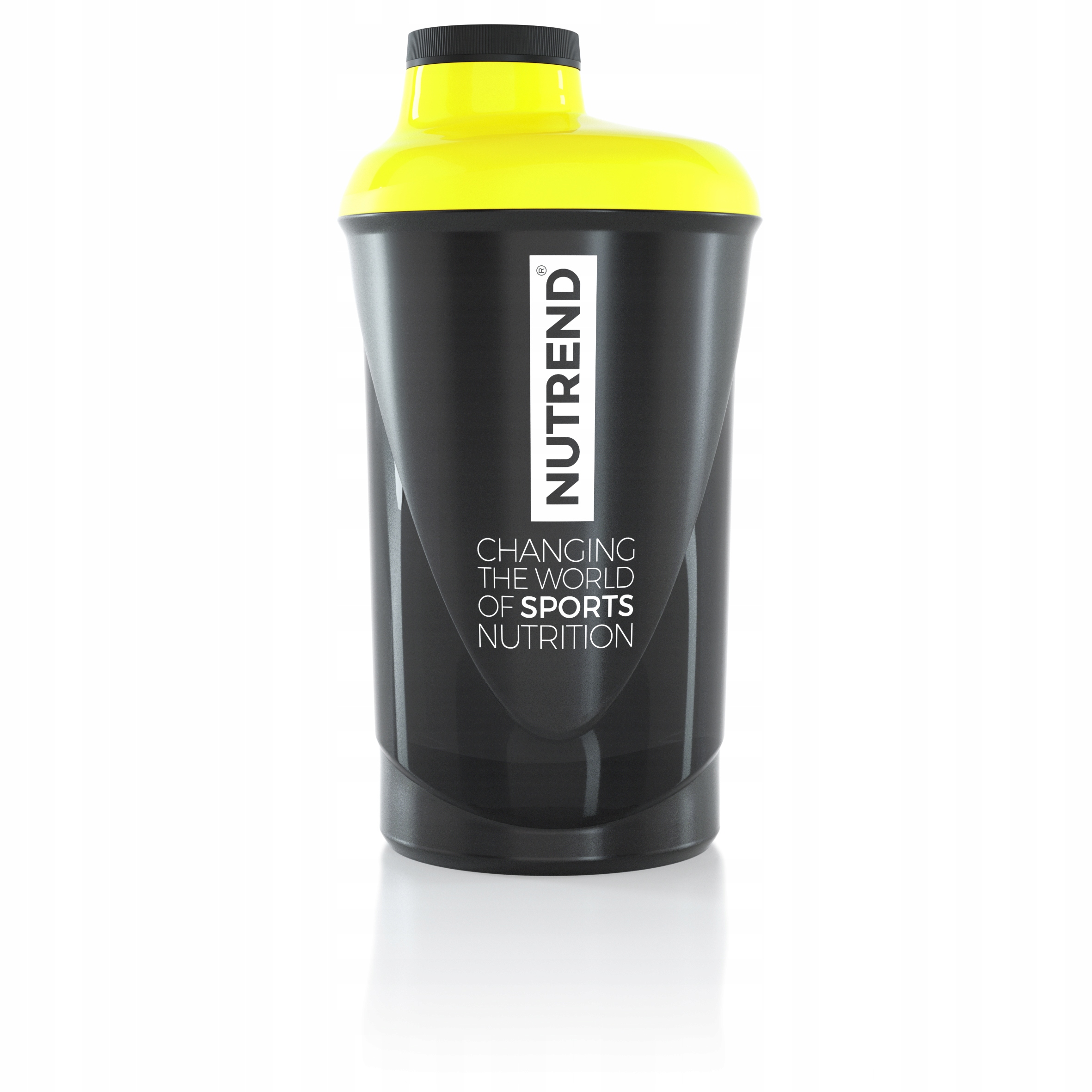 Nutrend Shaker Changing the World of Sport Nutrition czarny 600 ml