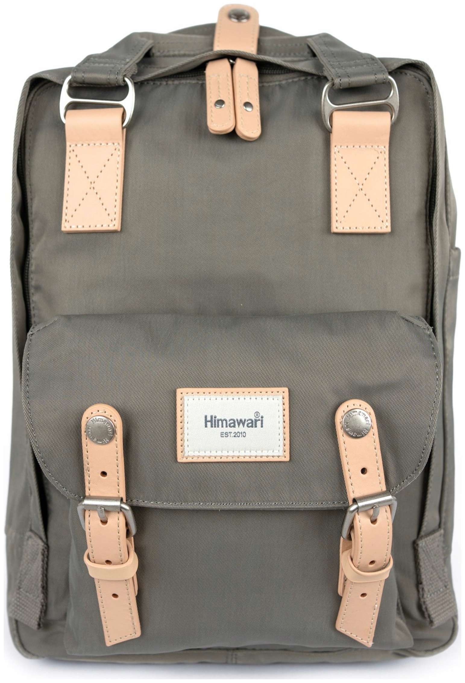 Batoh na notebook Himawari Basic S organizér do školy, šedý