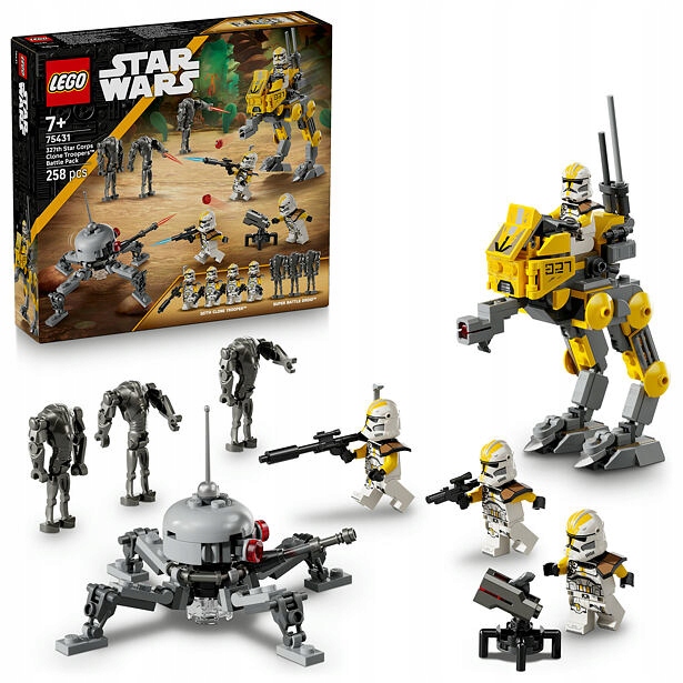 Lego Star Wars 75431 Bitevní balíček klonovaných vojáků z 327. hvězdného
