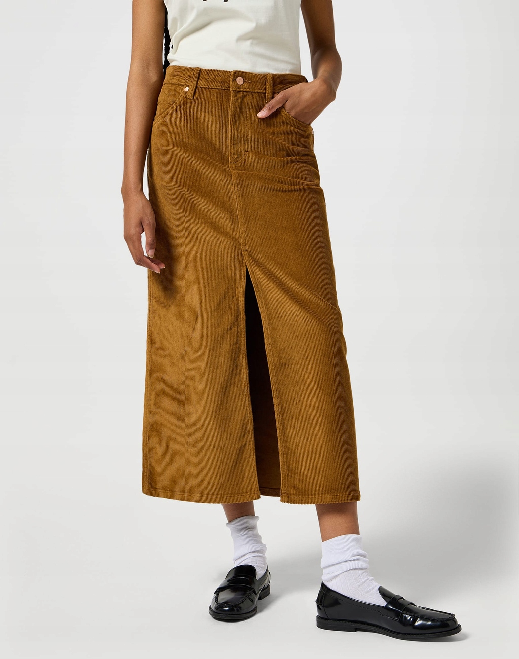 Wrangler Corduroy Maxi Xs Dámská sukně maxi