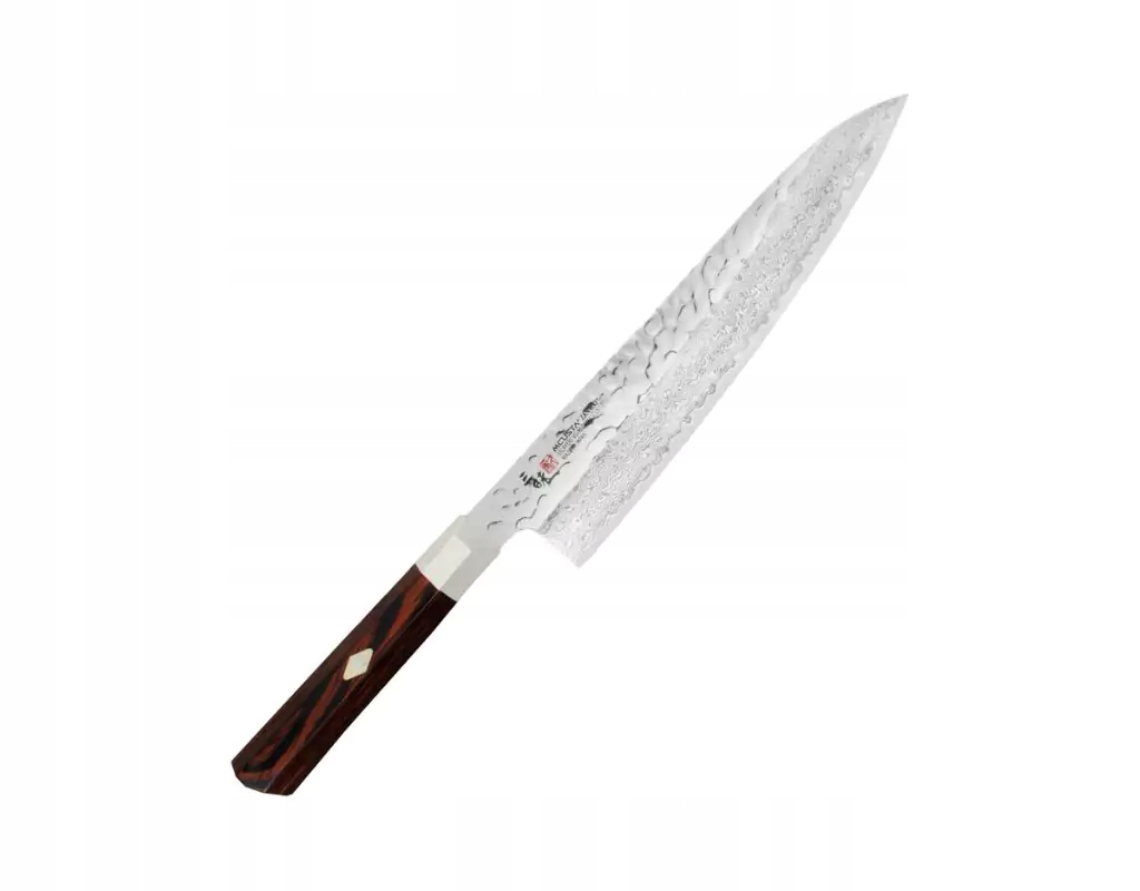Nóż damasceński szefa kuchni Mcusta Zanmai Supreme Hammered VG-10 24 cm