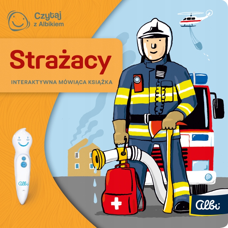 CZYTAJ Z ALBIKIEM ZAWODY STRAŻACY INTERAKTYWNA MÓWIĄCA KSIĄŻKA ALBIK CZYTA ISBN 9788395423925
