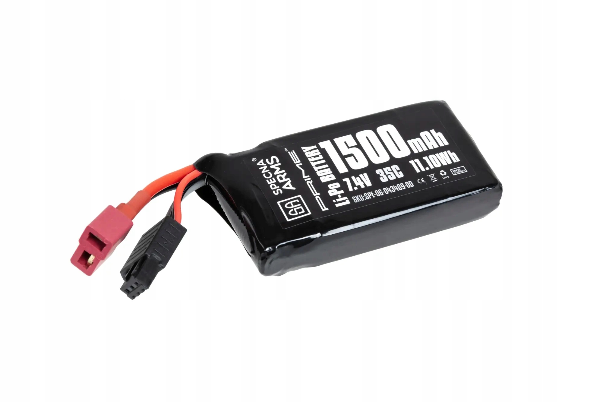 Akumulator Li-Po Specna Arms x Gens Ace 1500 mAh 35C Peq 7.4V