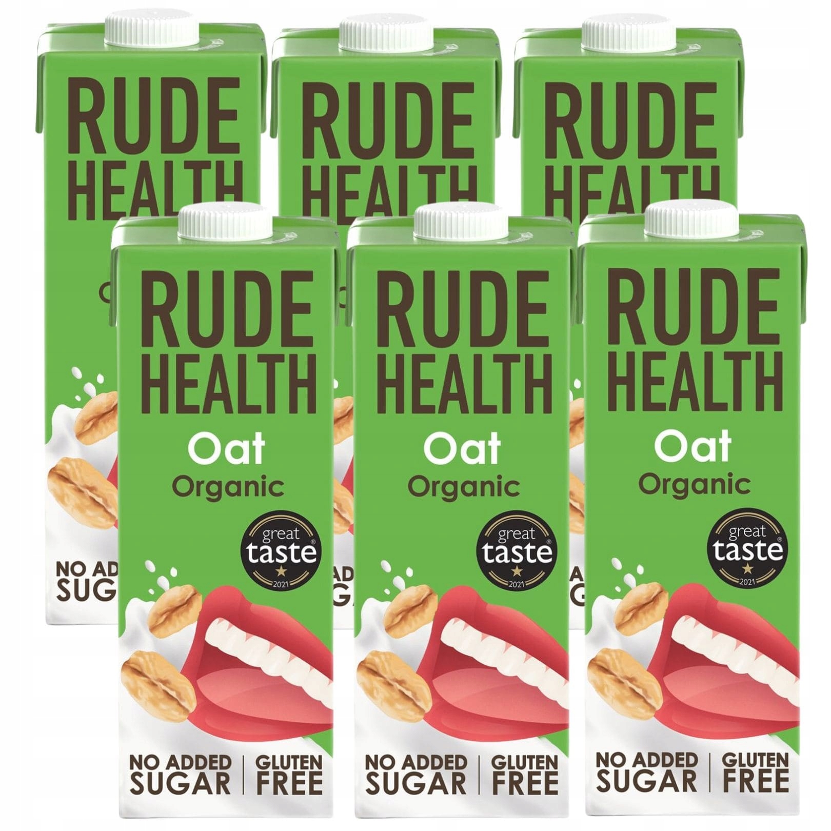 Rude Health Napój Owsiany 6L – Bezglutenowy, Organic, Bez Cukru
